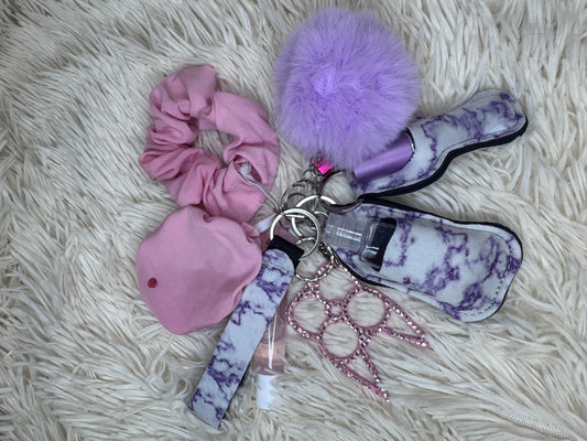 Night Kit| Porte-clés sécurité & essentiels (chat + protège-verre)