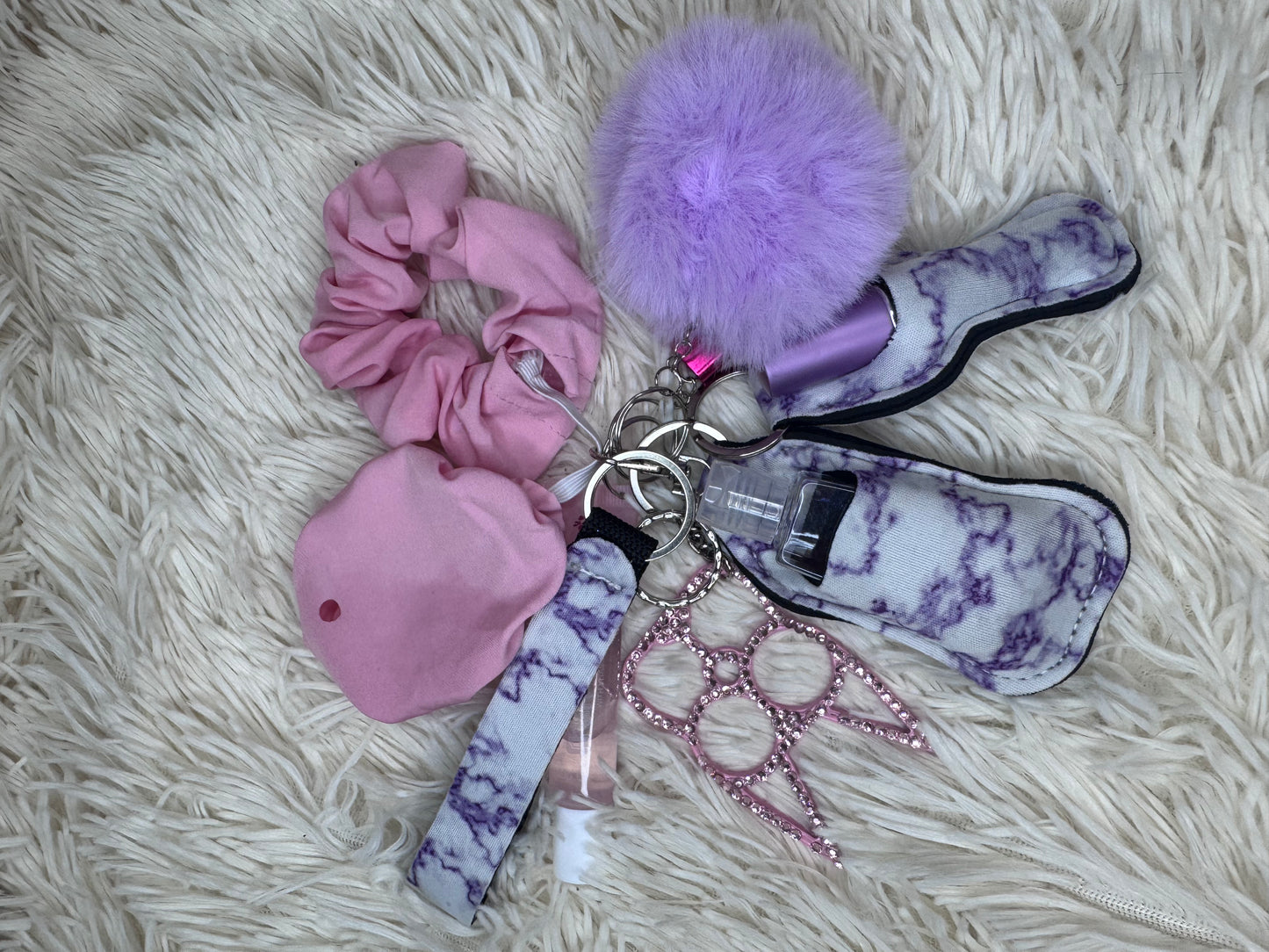 Night Kit| Porte-clés sécurité & essentiels (chat + protège-verre)