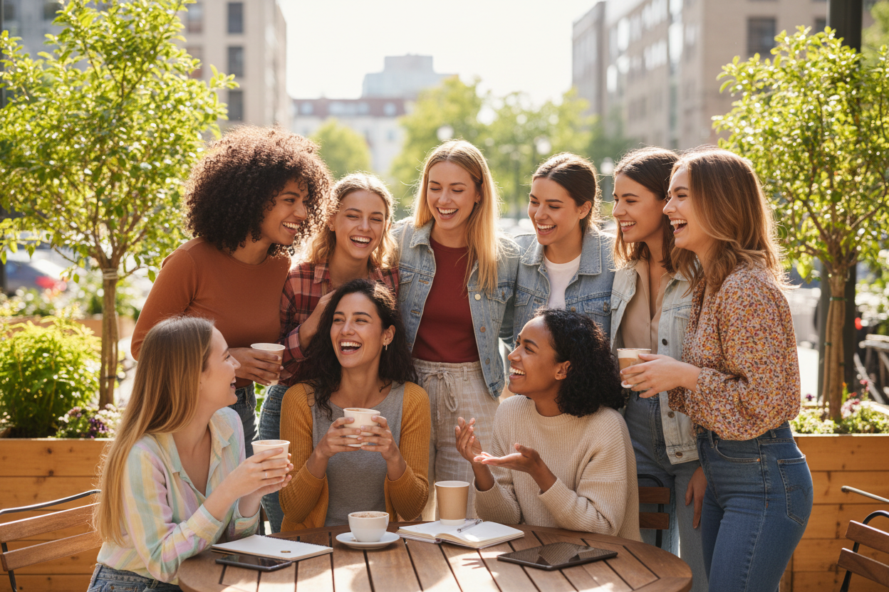 image de girls en groupe